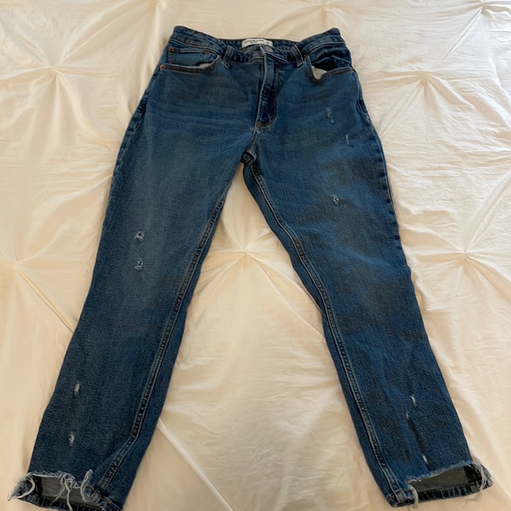 Abercrombie Curve Love Skinny High Rise Jeans
